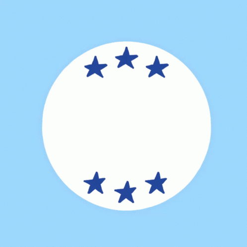 the four stars are arranged on a white plate