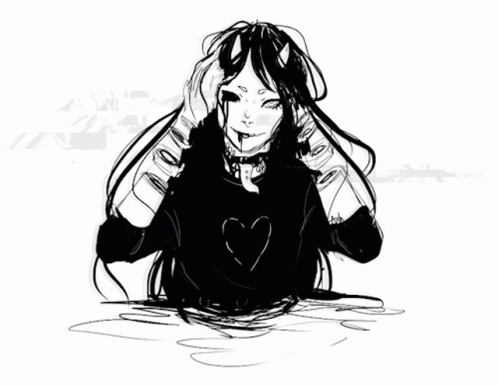 a black and white po of a woman crying in the water