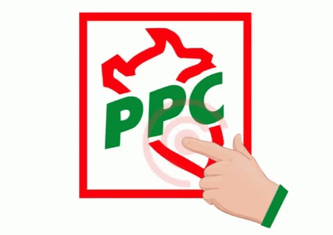 a sign that says ppbc with a hand in a thumbs down