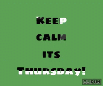 the words keep calm its monday are black against a green background