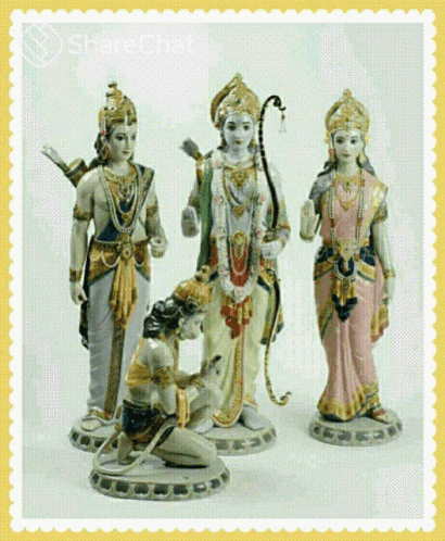 a couple of figurines with a man in the middle