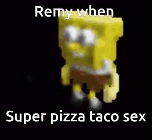 a black background with text and a face that says, real people aren't when you're eating pizza taco sex