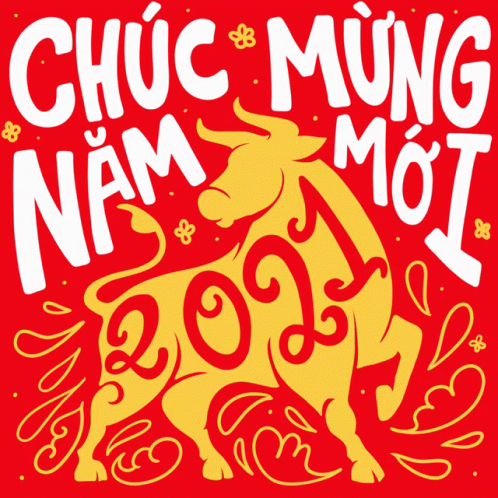 a green and blue logo with the words chuc ming nam moli