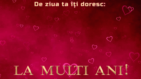 the purple wallpaper features small hearts and the words la mutila ani