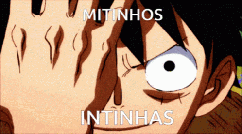 an animated image of a person crying with the caption,'ninhas '