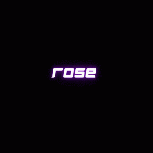a neon text in a dark black background