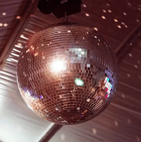 an abstract image of a disco ball with reflections