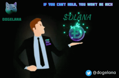 a screen s of an animated man, with the text solana