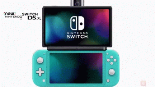 an nintendo switch is sitting on top of another device