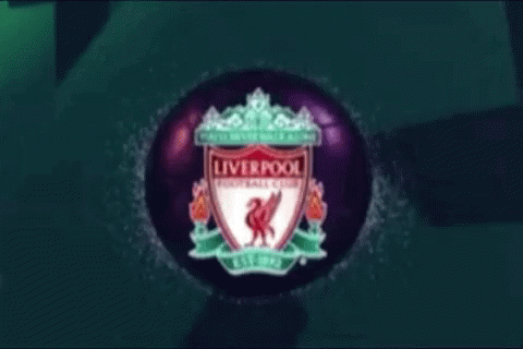 a purple ball with a crest in the center