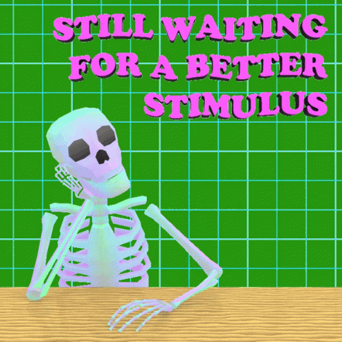 an animated skeleton is standing next to a green tiled wall