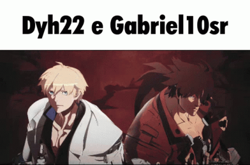 an anime ad with the title dyph2 e gabrillo or