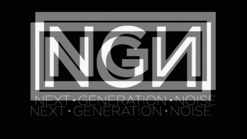 an image of the text next generation noise in a black and white background