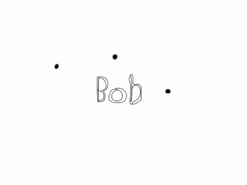 a dot like letter in an ink pen