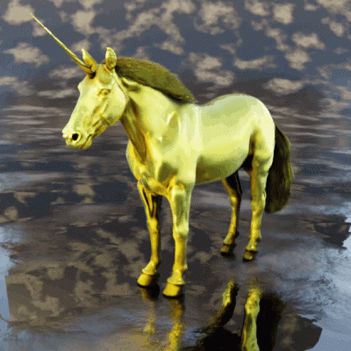 a po of a unicorn in the water