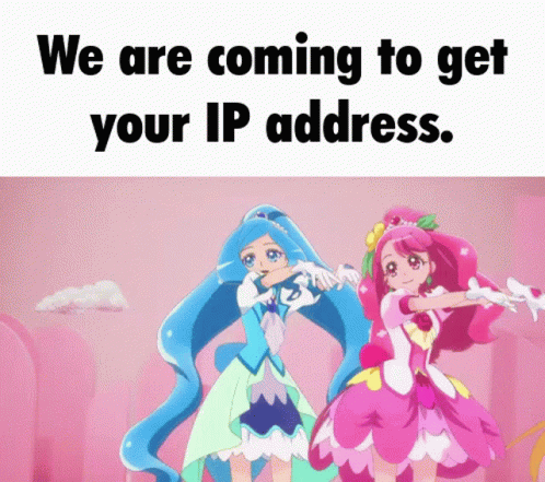 we are coming to get your ip address
