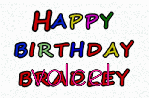 a happy birthday card featuring the name blvdley