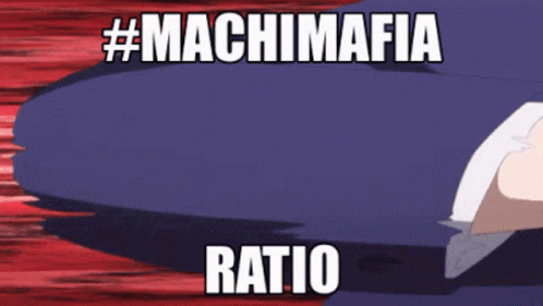 text reads machimafia ratto, and a bird sits in the foreground