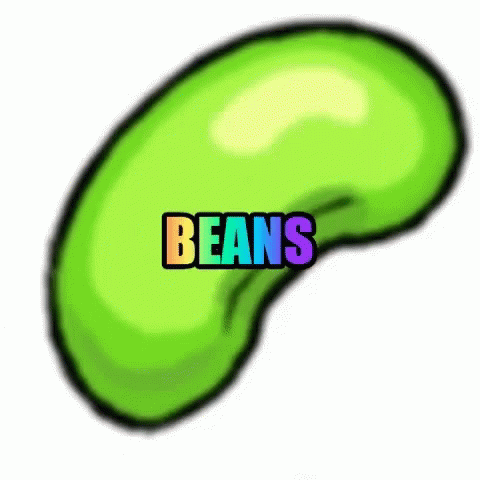 this is a drawing of beans in front of a white background