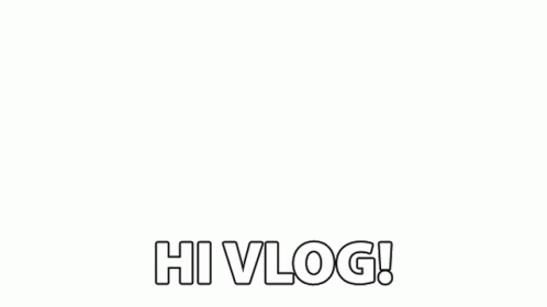 the word h vlog on white background