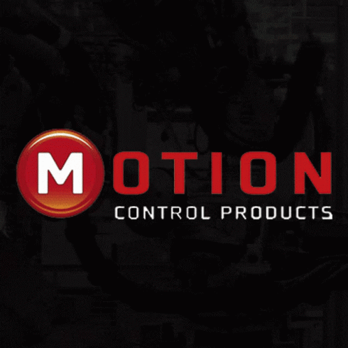 motion control products logo on a black background