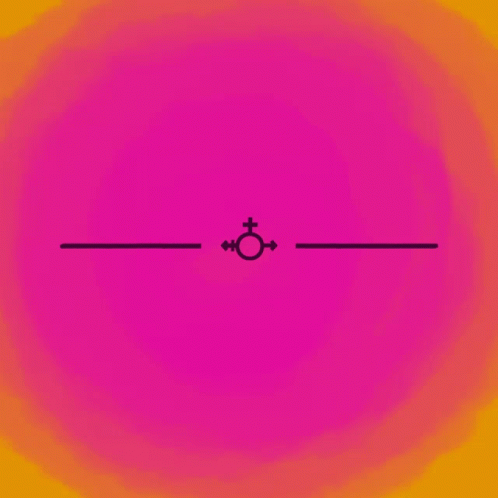 an animation of a line coming through the center