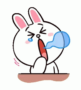 an animated character eating soing with its tongue