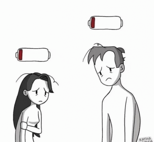 an image of two people with pills and tablets on the wall