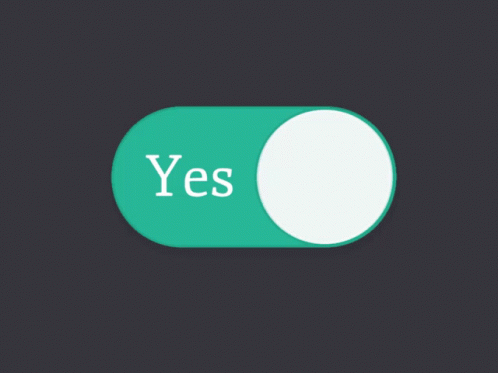 a on saying yes is shown in a circle