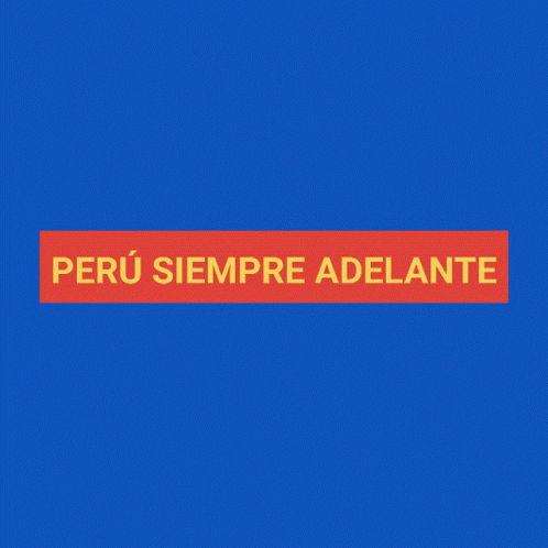 a blue sign with an orange background says per u siempre 