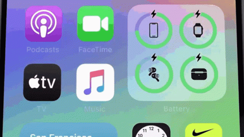 an iphone's apple home screen with different icons and icons