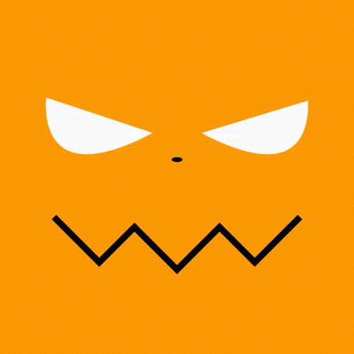 this is a picture of an angry face