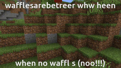 a screens of the scene from minecraft with words underneath it