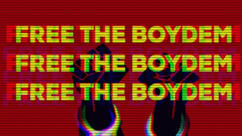 a poster with the words free the bowem and free the boyden