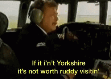 a man in a plane with a quote about it