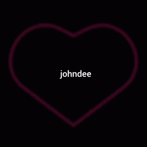 the logo of john deee in a heart - shaped frame
