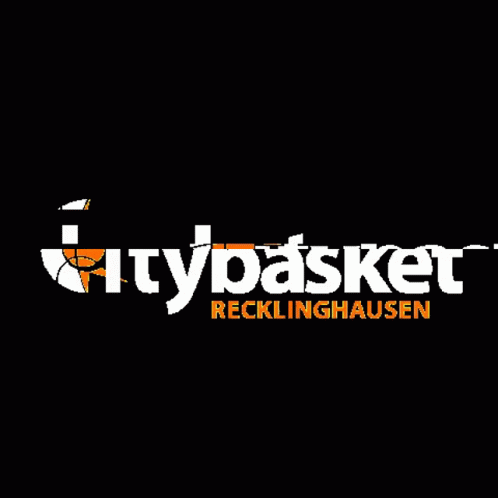 the words city basket on a black background