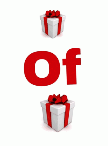 two gifts are shown with the word gift on them
