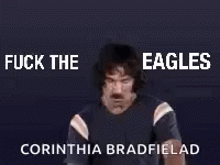 the text reads,' the eagles'and reads,'virginia dhead
