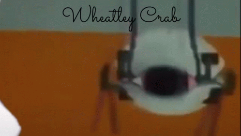 a toilet bowl with the words wheaty crab on it