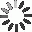 an pixellated po of a white and black object