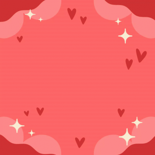 the image is showing an empty circle that has a lot of hearts on it