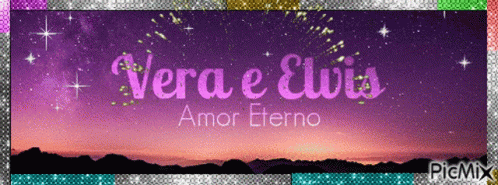 a poster with the words vera e luna and the sky filled with stars