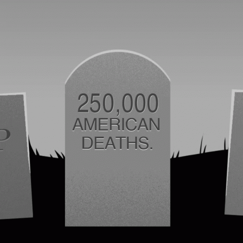a tombstone with the words american deaths on it