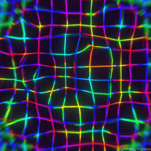 a multi - colored 3d image of a checkered pattern