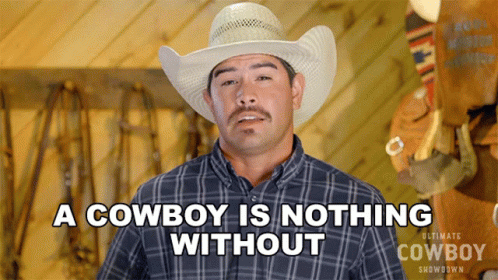 a cowboy is nothing without words