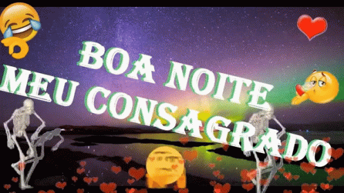 the title for the video, boa note meus consagrados