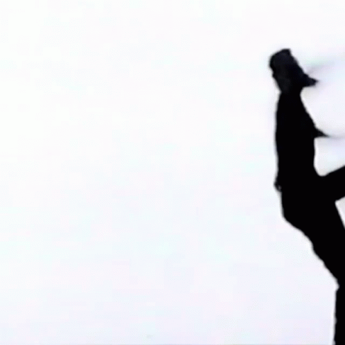 a silhouette po of a person performing a trick
