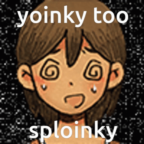 an illustrated avatar with the caption texting yonky too splonky