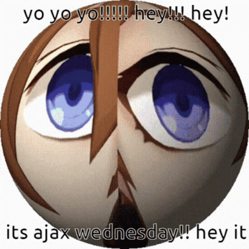 a big eyed smiley face with a caption about the words'yoyo you'll hey it's wednesday hey it